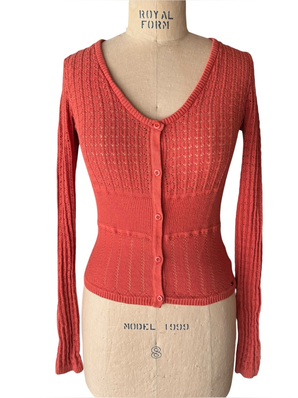 Vintage Y2K O’Neill Coral Cardigan Long Sleeve